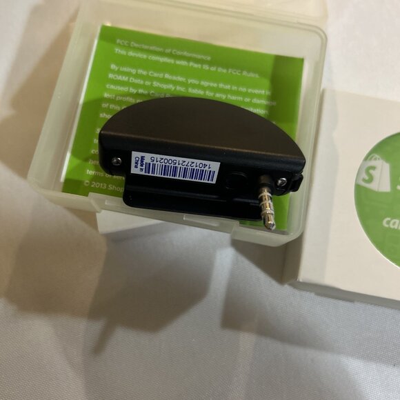 Card Reader Shopify MOBILE Apple and Android 3.5 mm Headphone Jack Lot 2 - Picture 3 of 5